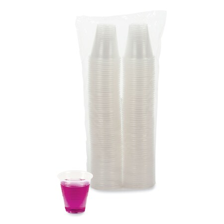 Boardwalk Translucent Plastic Cold Cup 3 oz., Pk125 BWK TRANSCUP3